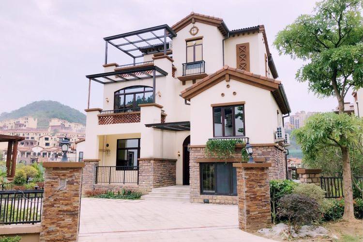 养生谷大户型9房17床伴溪独栋温泉别墅