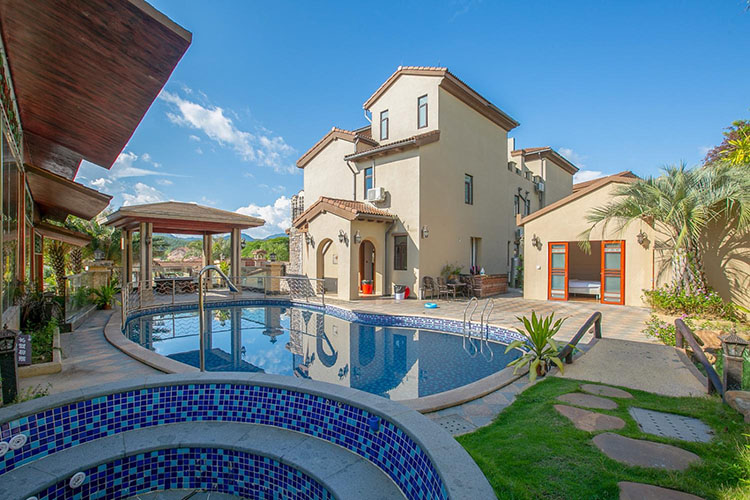 养生谷7房11床泳池轻奢风温泉别墅预订,价格,电话地址-墅游度假