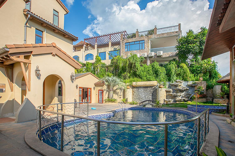 养生谷7房11床泳池轻奢风温泉别墅预订,价格,电话地址-墅游度假